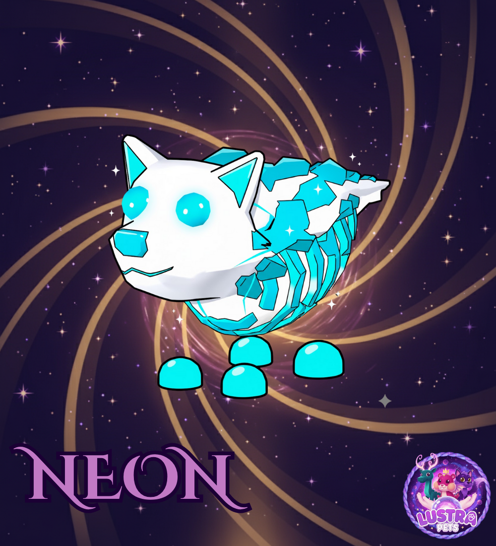 Neon Ice Wolf