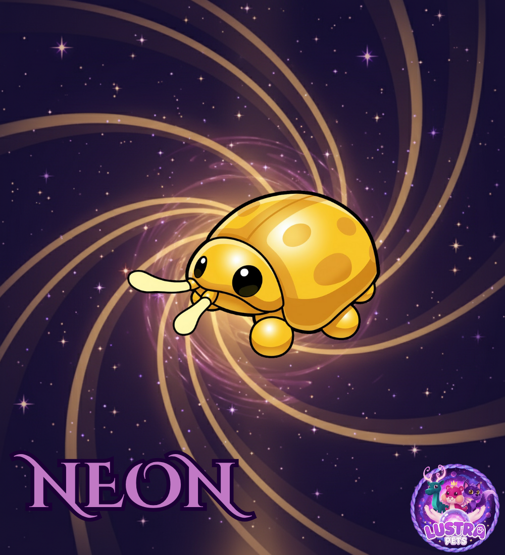 Neon Golden Tortoise Beetle