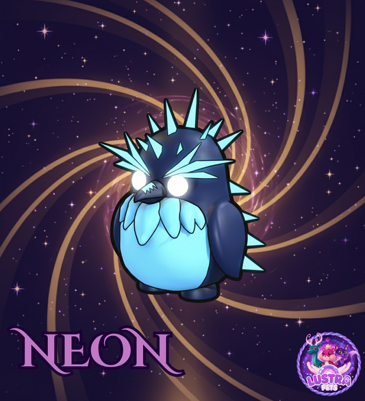Neon Frozen Penguin