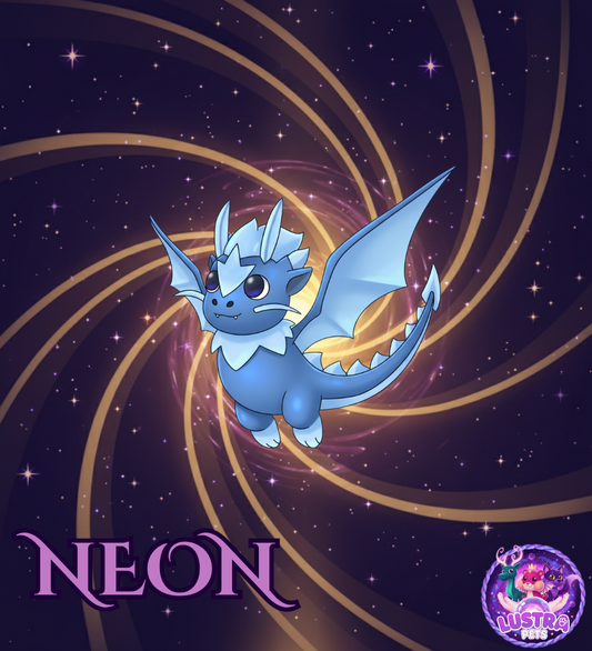 Neon Ice Moth Dragon