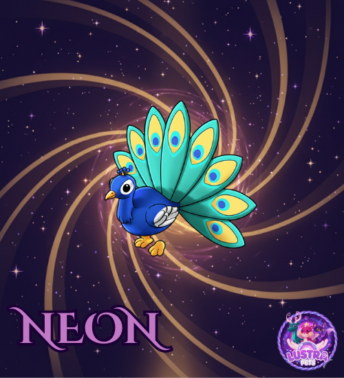Neon Peacock