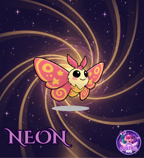 Neon Rosy Maple Moth