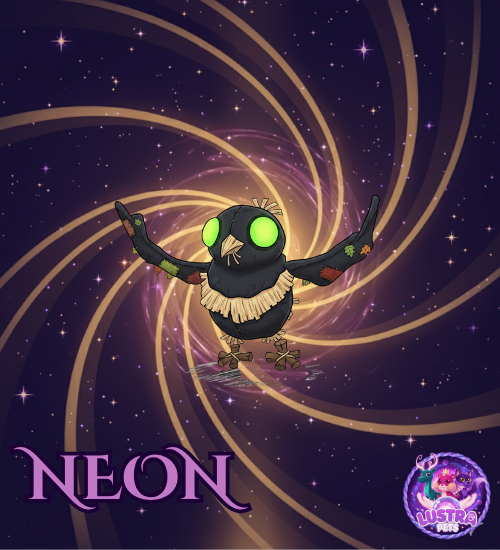 Neon Scarecrow Crow
