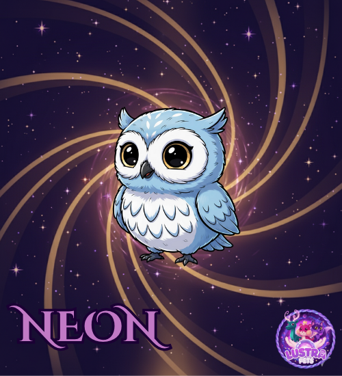 Neon Snow Owl