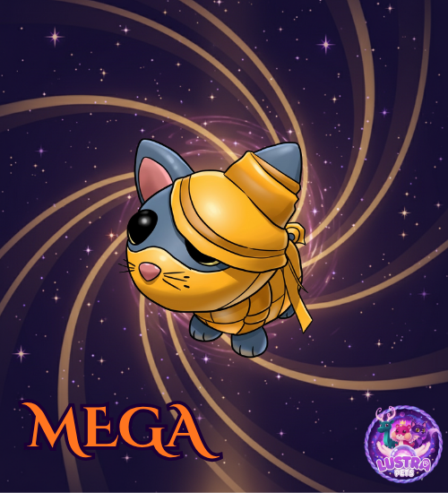 Mega Halloween Golden Mummy Cat