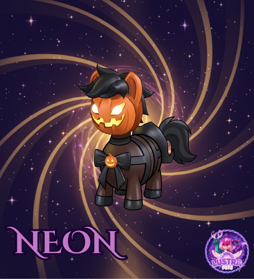Neon Headless Horse